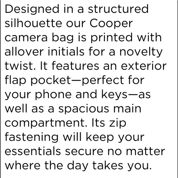 Michael Kors Cooper Unisex Messenger Camera Bag - Picture 5 of 6